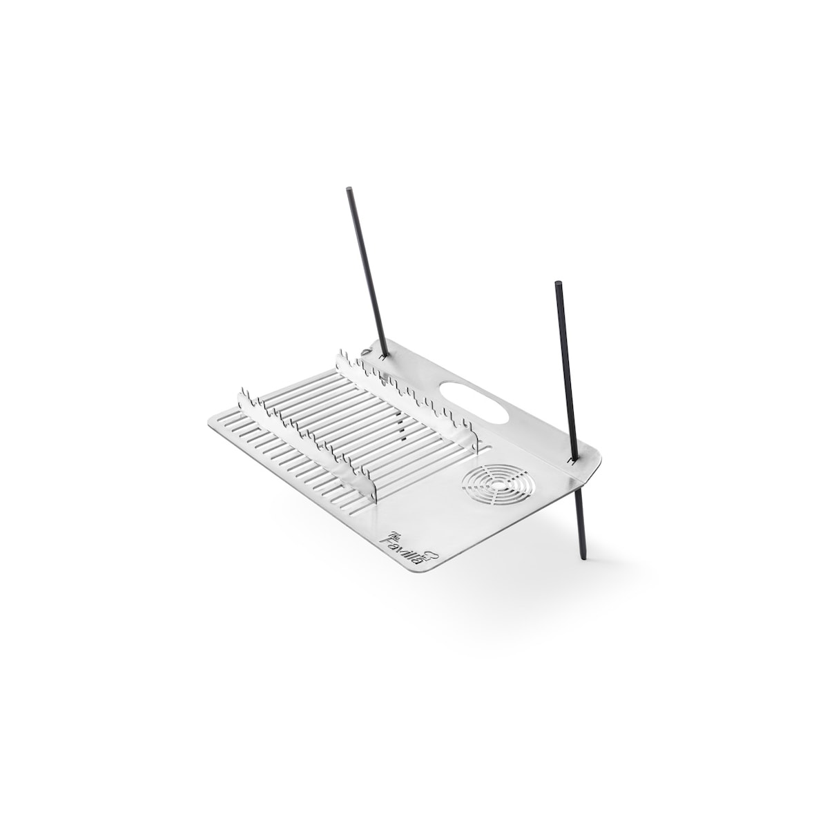 The Favilla Edelstahl Picknickgrill – 2in1: Grillen & Teeaufguss | platzsparend & feuerfest