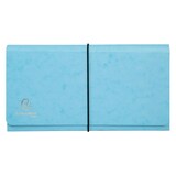 thumbnail of Exacompta 58660E 4x Fächermappe mehrfarbig aus Karton, 6 Fächer, Serie Aquarel - 26x13cm - Farben sortiert