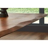 thumbnail of SAM® Esstisch Baumkante Akazie natur 200(300)x100 Ansteckplatten schwarz ADINA