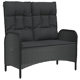 thumbnail of HELLOSHOP26 - Juego de comedor de jardín muebles de exterior con cojines 3 piezas negro 02_0014136