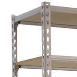 thumbnail of Scaffalatura metallica Maderclick senza viti 6 ripiani. Colore GALVA/LEGNO 2500x1000x400 mm