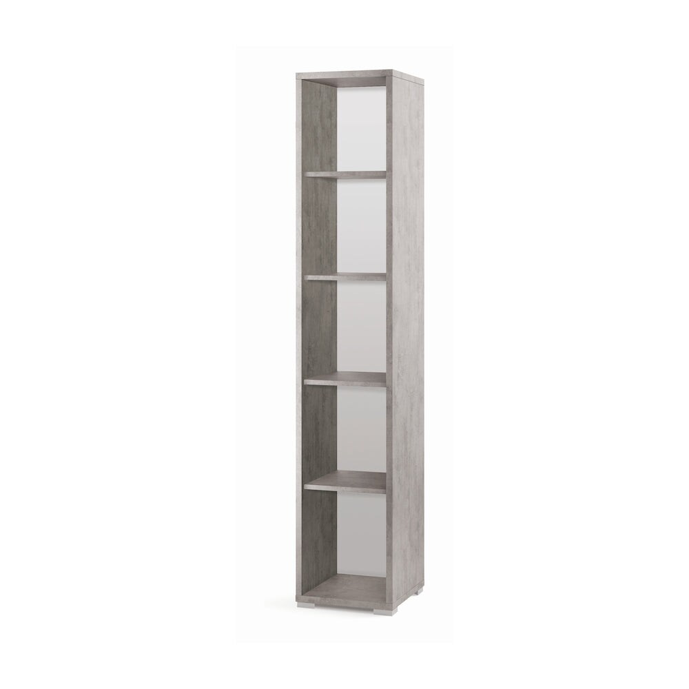 SARMOG COLONNA A GIORNO H199 L38 KIT in truciolare nobilitato color cemento