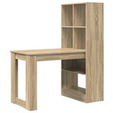 thumbnail of vidaXL Schreibtisch Sonoma-Eiche 122 x 67 x 145 cm Holzwerkstoff