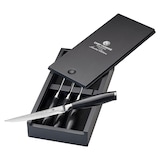 thumbnail of CHEF CUISINE Damast Steakmesser Set mit Pakkaholzgriff – 4 handgeschliffene Steakmesser aus 67-lagigem Damaszenerstahl mit Aufbewahrungsbox