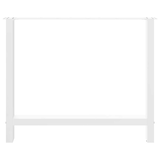 thumbnail of Helloshop26 - Set mit 2 verstellbaren Esstischbeinen im modernen Design 100 x 73 cm aus weißem Stahl 02_0057561