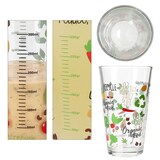 thumbnail of Organic Gemüse Trinkglas mit Skala Messbecher 0,3L Milliliter Gramm Backen Saft