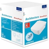 thumbnail of ARCHITECTURA Combi-Pack inkl. Wand-WC tief, spülrandlos DirectFlush und WC-Sitz  weiß