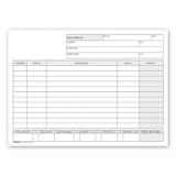 thumbnail of Bloc de factura en papel autocopiativo duplicado 4º Apaisado 210x145 mm