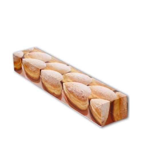 60 Transportkarton für Berliner Krapfen / Krapfen / Pfannkuchen 60x11x8cm