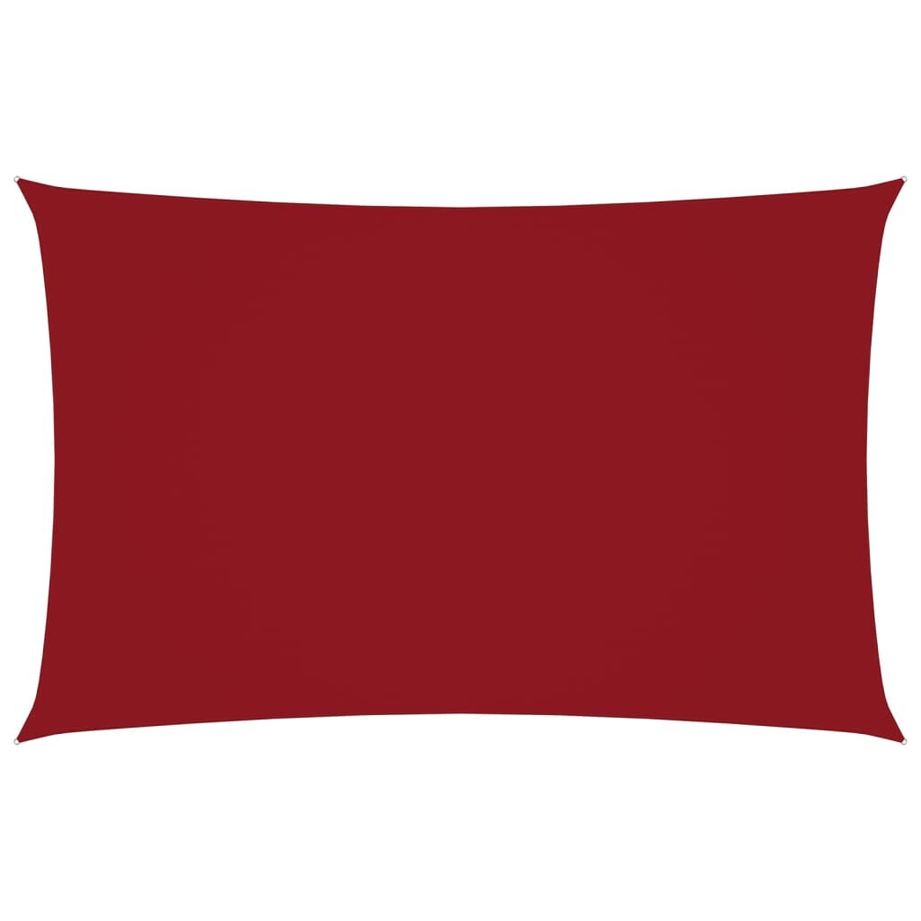 vidaXL Sonnensegel Oxford-Gewebe Rechteckig 4x7 m Rot