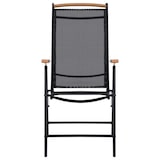 thumbnail of vidaXL Tuinstoelen inklapbaar 2 st aluminium en textileen zwart