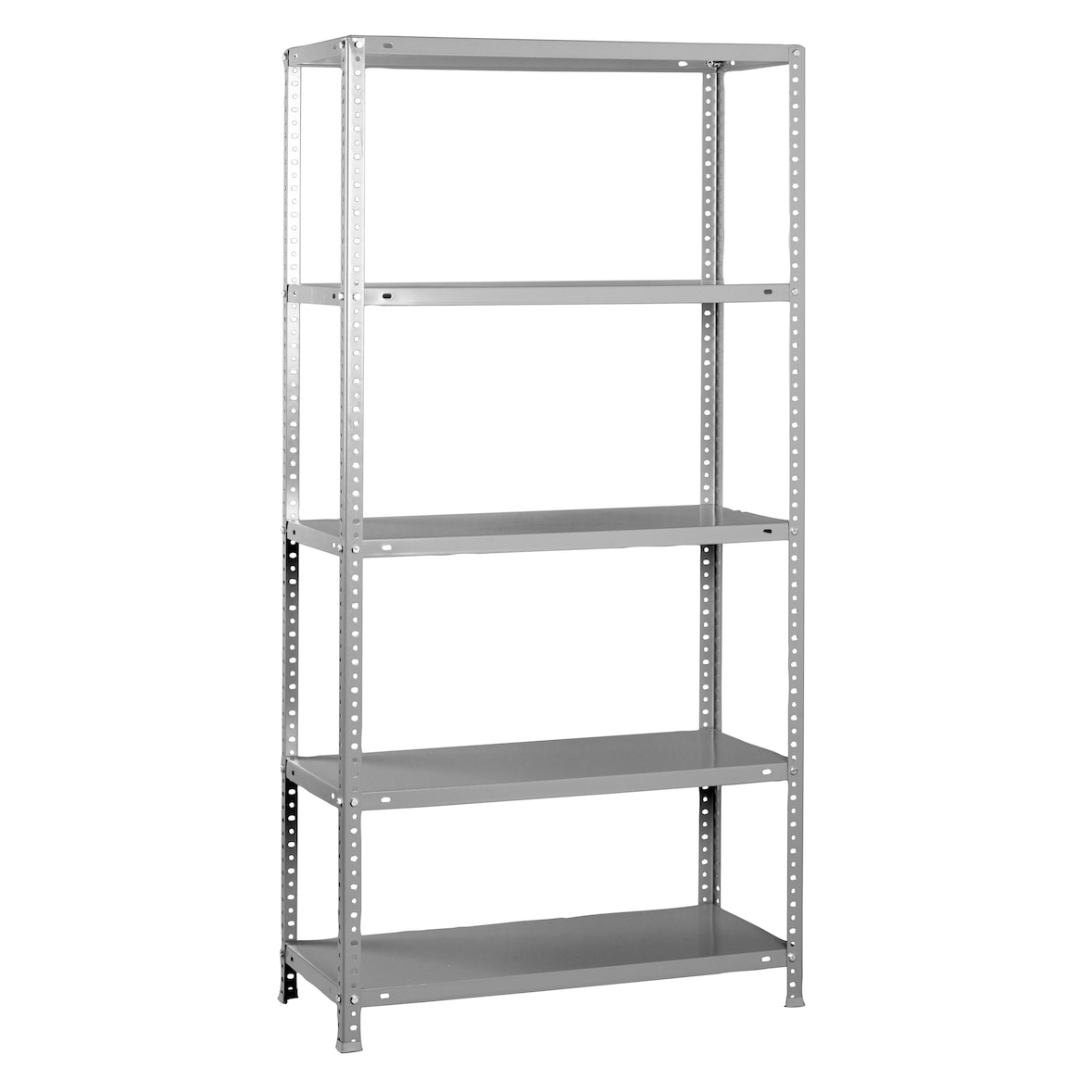 SimonRack Metallregal mit Schrauben 2000x1000x400 mm, 5 Böden, 75 kg Biegepunkt, Grau - Advantage