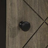 thumbnail of Helloshop26 - Schwarzer wandmontierter Badezimmerschrank 38 x 33 x 48 cm aus massivem Mangoholz 02_0057733