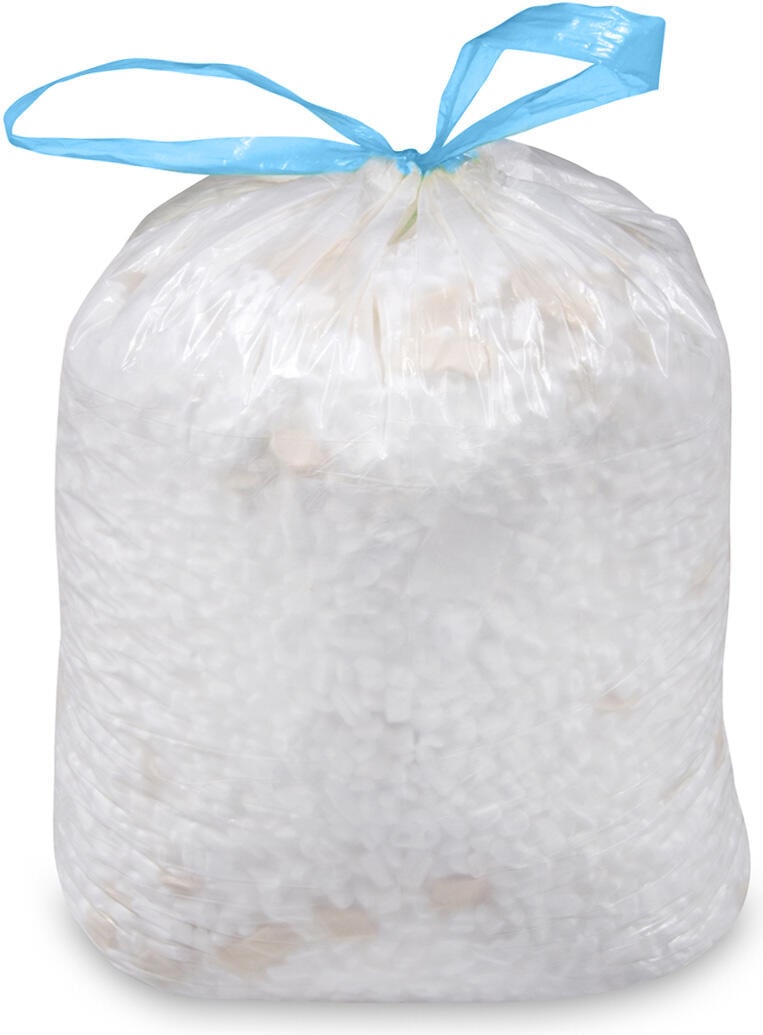200x Mülleimerbeutel Müllbeutel mit Zugband 18 Liter 'S' 45 x 50 cm weiß