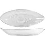 thumbnail of H&H Confezione 6 Piatti Ovale Circle Vetro, Trasparente, Cm 24x9,5