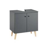 thumbnail of Waschtisch Bad-Unterschrank grau Wandmontage oder stehend V-90.59-01WU