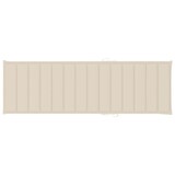 thumbnail of vidaXL Doppel-Sonnenliege mit Creme Auflagen Kiefer Imprägniert