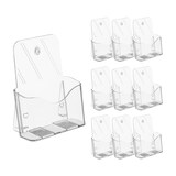 thumbnail of Relaxdays Prospektständer DIN A5, 10er Set, Acryl, Prospekthalter für Tisch & Wand, HBT: 20 x 17,5 x 8,5 cm, transparent