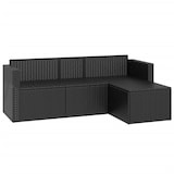 thumbnail of vidaXL Loungeset poly rattan zwart