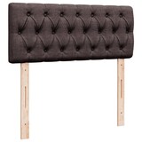 thumbnail of vidaXL Boxspringbett mit Matratze Dunkelbraun 120x200 cm Stoff