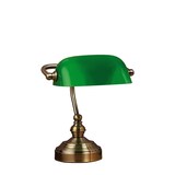 thumbnail of MARKSLÖJD Bankers Tischlampe Grün 25 cm