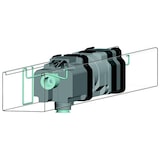 thumbnail of Somfy J4-Halteklammer innenlieg. 9014216 9014216B