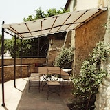 thumbnail of PEGASUS pergola da giardino addossata 3x4 in metallo colore Antracite