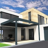 thumbnail of Pergola Santiago rétractable 4,00x3,00 M Motorisé à  interrupteur (Gris Anthracite) Intersun