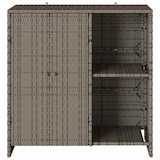 thumbnail of vidaXL Badschrank mit Speicher mit Tür Grau 100 x 36 x 102 cm Rattan