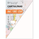 thumbnail of Pack 250 Blanco, Cartulina A4 180g, Colores para Manualidades, Diseños Creativos y Proyectos de Arte · Ofituria