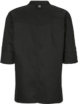 thumbnail of 227 - Kochjacke Westernstyle, langarm, Druckknöpfe : schwarz 65% Polyester 35%Baumwolle 220 g/m² 3XL