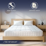 thumbnail of Materasso matrimoniale 160 x 190 | Molle insacchettate e Memory Foam | Altezza 25 cm | Ignifugo e antibatterico