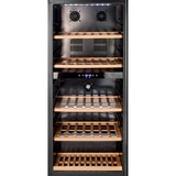 thumbnail of METRO Professional Frigorífico para vinhos GWC2091, aço inoxidável / vidro, 54 x 54 x 123,5 cm, 100 W, duas zonas de temperatura, preto / prateado