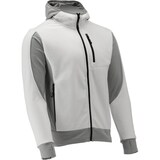 thumbnail of Fleece Kapuzenpulli, Hoodie mit Reißverschluss SARNA weiß/grau Gr. M