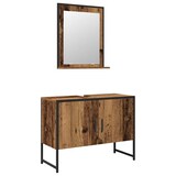 thumbnail of vidaXL Badezimmermöbel Set 2 pcs Braun 80 x 33 x 60 cm Holzwerkstoff