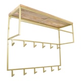 thumbnail of LOFT42 Jip Kapstok - 12 haken - Metaal - Goud - 100x80x33