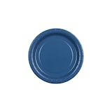 thumbnail of 6 Pappteller 18cm Partyteller Einwegteller plastikfrei Partygeschirr Geburtstag Kindergeburtstag Partydeko Tischdeko Dunkelblau