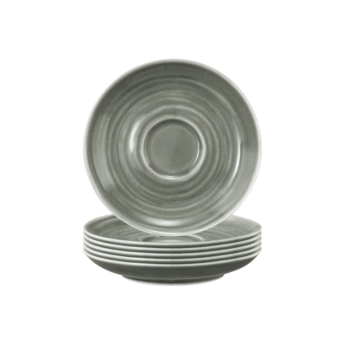 Seltmann Weiden Terra Espressountertasse ø 12 cm perlgrau 6er Set