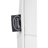 thumbnail of Banco de bar em couro sintético Vonore branco/preto