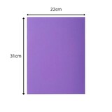 thumbnail of Exacompta - Réf. 800008E - Paquet de 100 sous-chemises ROCK''S 80 g/m2 - dim 22 x 31 cm pour A4 - couleur violine