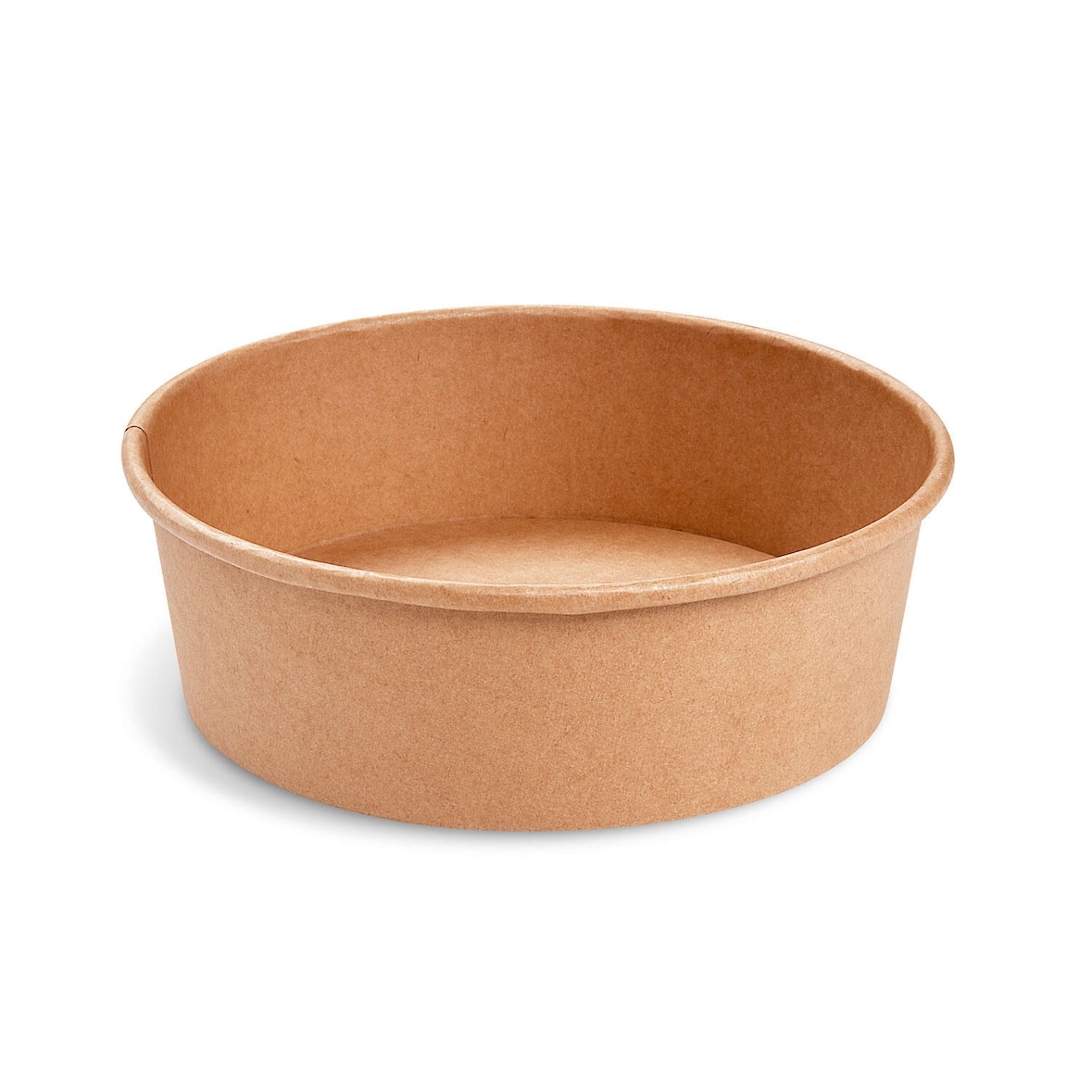 50x Salatschalen Feinkostschalen braun Ø185mm Pappe PE-beschichtet 1100ml