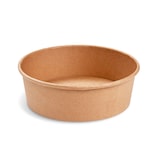 thumbnail of 50x Salatschalen Feinkostschalen braun Ø185mm Pappe PE-beschichtet 1100ml
