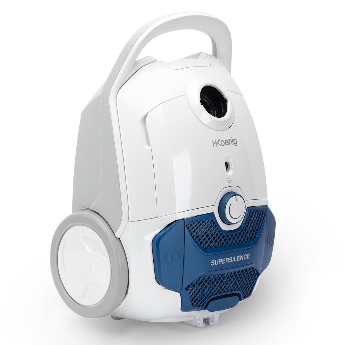 H.koenig_axo800 vácuo com bolsa poderosa, capacidade 3L, classe A, filtro HEPA H12, regulador de energia, tecnologia silenciosa de 68 dB