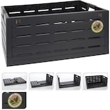 thumbnail of Faltkiste Transportbox Faltbox 60 Liter klappbar Anthrazit Kunststoff max. 50kg