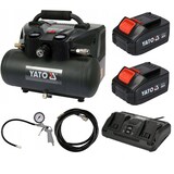 thumbnail of Akku Kompressor 36V, 6 Liter, 98 l/min, 8 Bar (2x 3Ah Akku, Ladegerät)