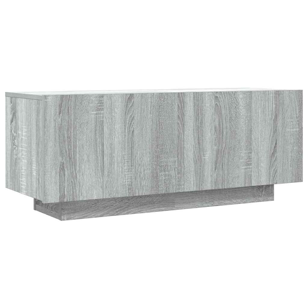 vidaXL TV-Schrank Grau Sonoma 100x35x40 cm Holzwerkstoff
