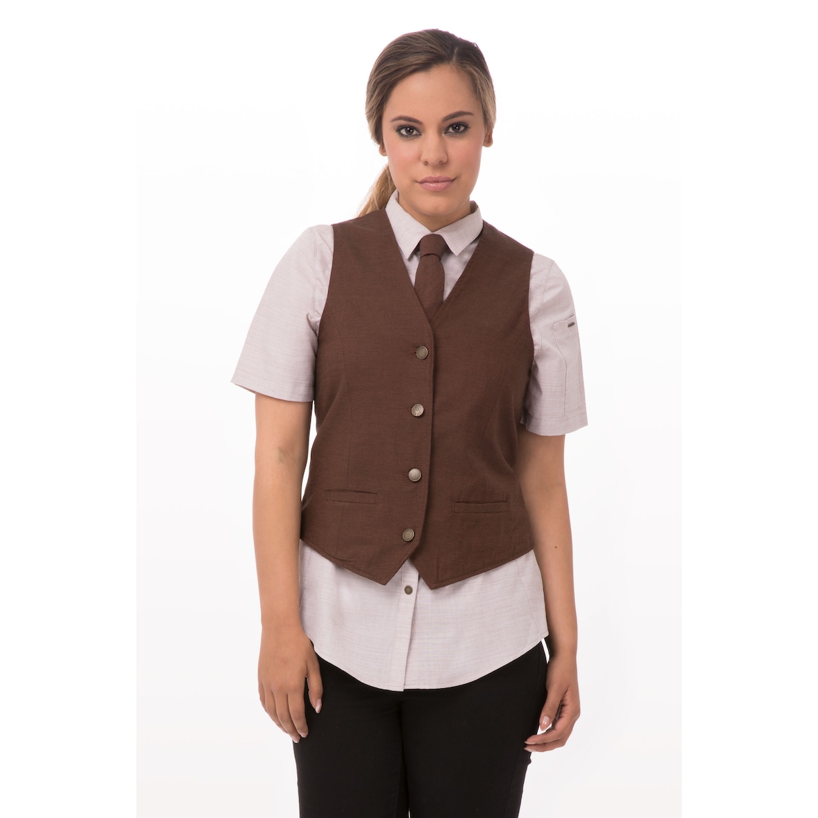 Chef Works® AUGUSTINE Damenweste URBAN Collection Artikel VNN01W Rost Größe M