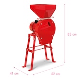 thumbnail of EBERTH Getreidemühle Schrotmühle elektrisch mit Stand 1100W 230V