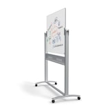 thumbnail of Pizarra NOBO CRISTAL móvil 1200X900 mm, Blanco