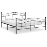 thumbnail of vidaXL Bett Schwarz Metall 180x200 cm